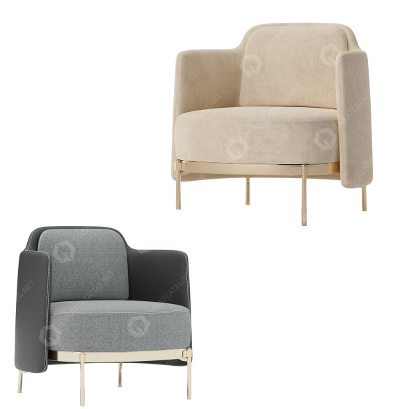 Sessel Minotti Tape 3D-Modell