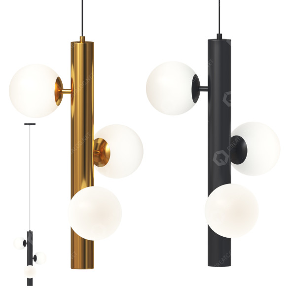Lampe suspendue Azzardo Cortega modèle 3D