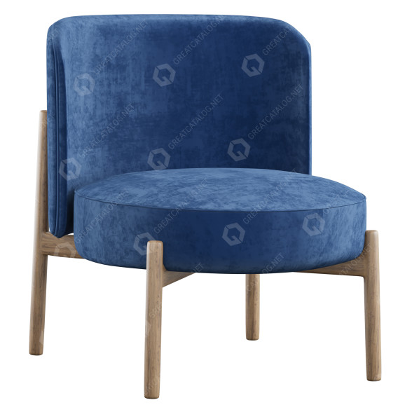Кресло Natuzzi Amalia 3D модель