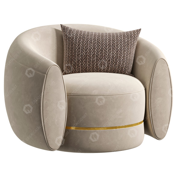 Fotel Salma Furniture Chantal model 3D