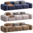 Sofa Amura Lapis - Rivera 3D