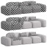 Sofa Amura Lapis - Rivera 3D