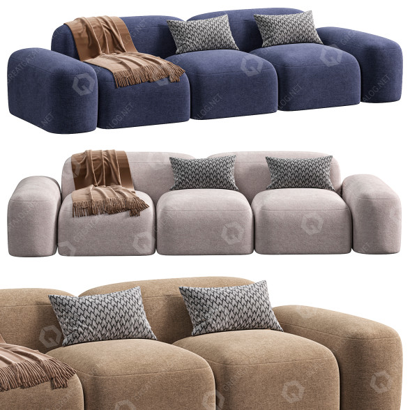 Sofa Amura Lapis 3D model