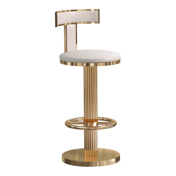 Барний стілець Gold Stainless Steel High by Homeylife Furniture Co