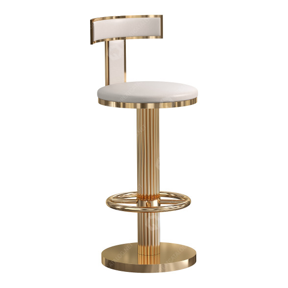 Barhocker Gold Stainless Steel High by Homeylife Furniture Co 3D-Modell