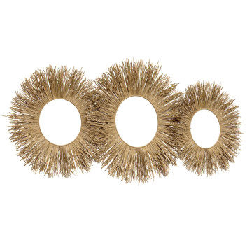 Декор Designer Wall Round Rafia Hanging