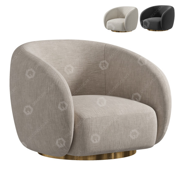 Крісло Eichholtz Swivel Brice 3D модель