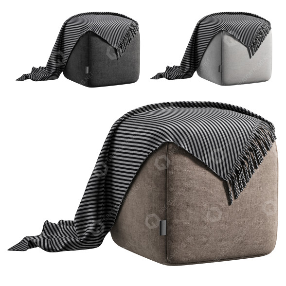 Puf Meridiani Charlot model 3D