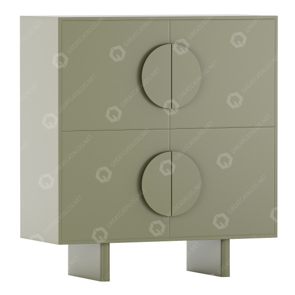 Тумбочка Ronda Design Tall Zea 3D модель