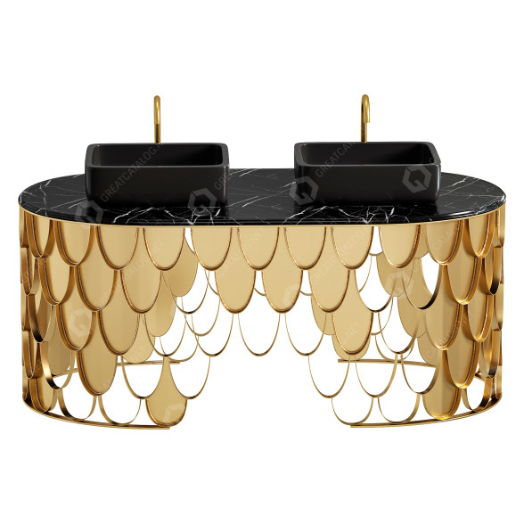 Умивальник Maison Valentina Koi Vanity Cabinet 3D модель