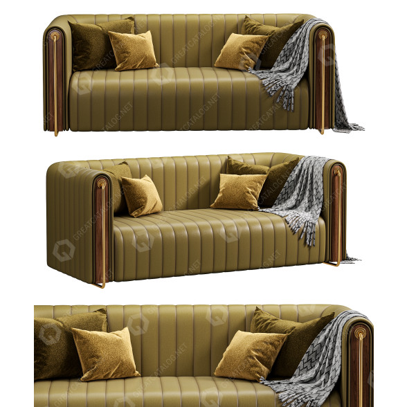 Sofa Mezzo Collection Rivers 3D-Modell
