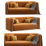 Sofa Mezzo Collection Rivers Fabric - Rivera 3D