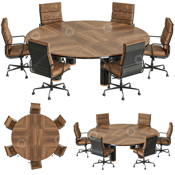 Arbeitsbereich Conference Table 13 3D-Modell