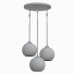 Підвісний світильник West Elm Sculptural Glass 3 Light - bobur extrude