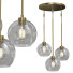 Підвісний світильник West Elm Sculptural Glass 3 Light - bobur extrude