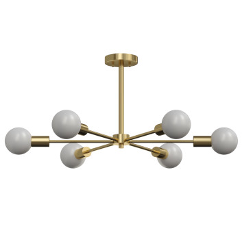 Kronleuchter Mid Century Modern Branching 6 Light