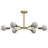 Lustre Mid Century Modern Branching 6 Light - bobur extrude