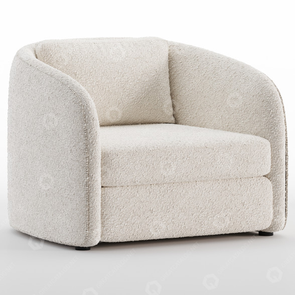 Armchair Bernhardt Turner 3D model