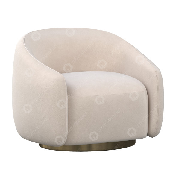 Armchair Eichholtz Swivel Brice 3D model
