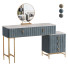 Schminktisch Homary Modern Velvet - Rivera 3D