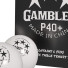 Тенісні м'ячі Gambler P40 + Ball 6 pcs - Diorart