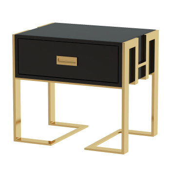 Homary Jocise Modern Black Wooden 3D модель