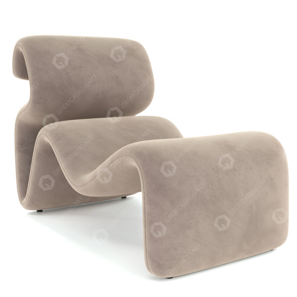Крісло Artilleriet Etcetera Lounge 3D модель