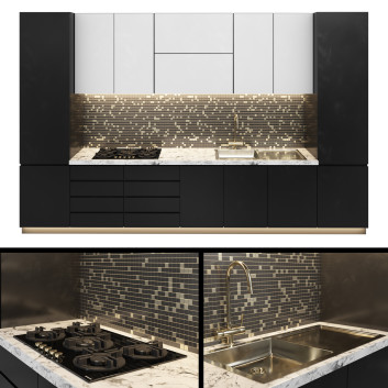 Küche  Furniture 007 3D-Modell