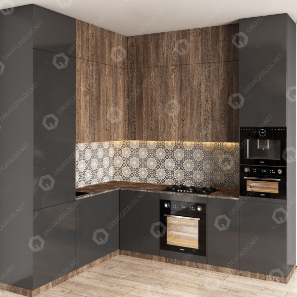 Küche Furniture 005 3D-Modell