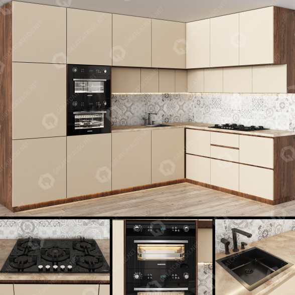 Küche Furniture 004 3D-Modell