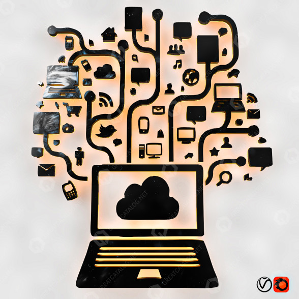 Декор Computer 3D модель