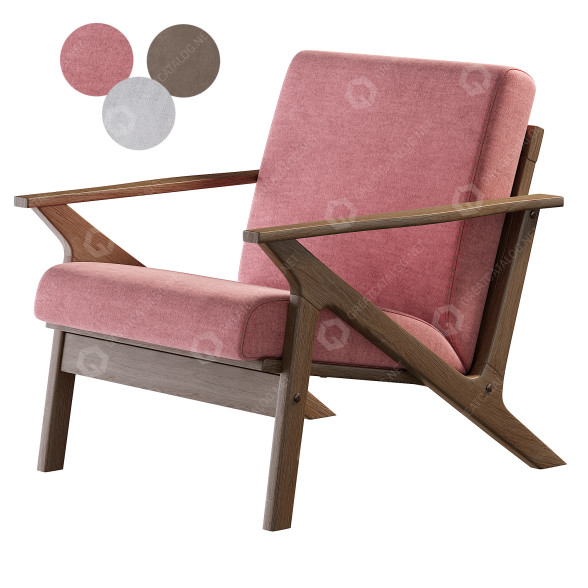 Sillón Zola by Omax Decor Modelo 3D