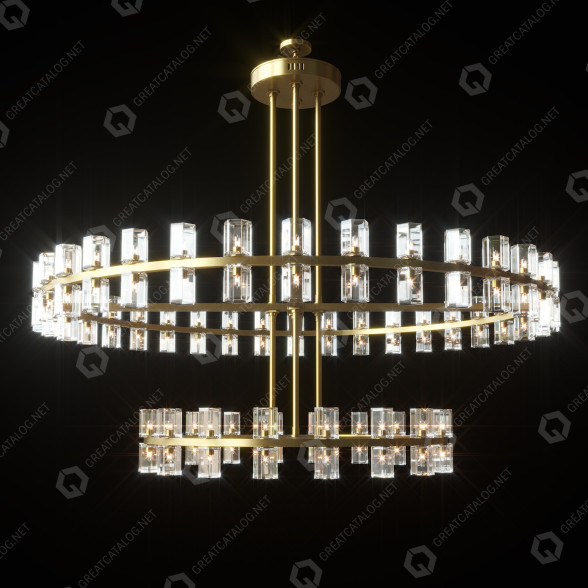 Люстра Restoration Hardware Arcachon 3D модель