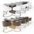 Mesa y sillas Restoration Hardware Dalton and Emery Barrelback - antoconenco nicolai