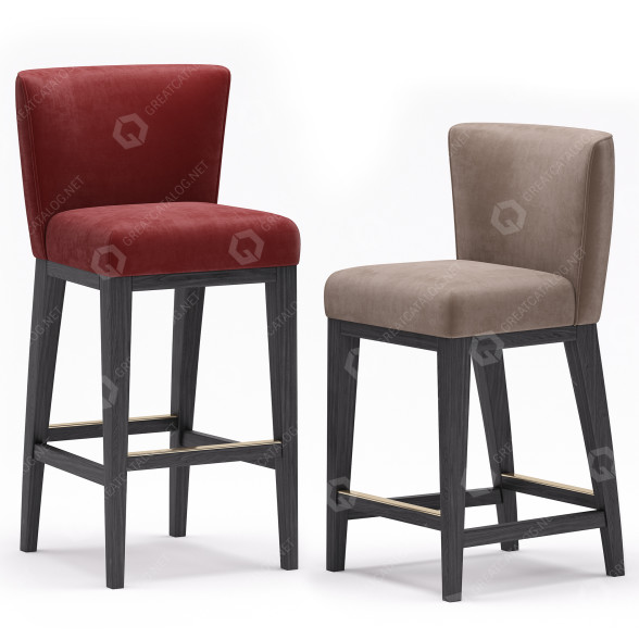 Барні стільці The Sofa & Chair Company Grayson 3D модель