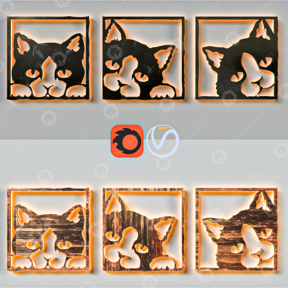 Декор Cat 2 3D модель