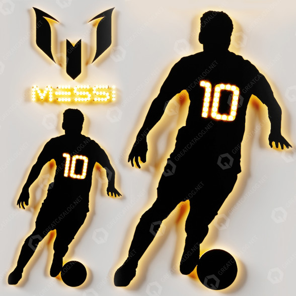Декор Messi 3D модель