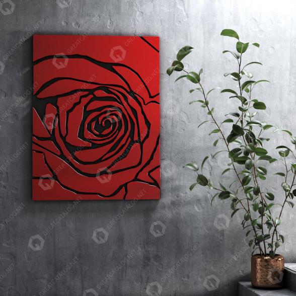 Panel Blume 3D-Modell
