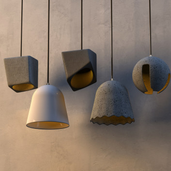 Lampy wiszące Lighting Stone Collection Model 3D