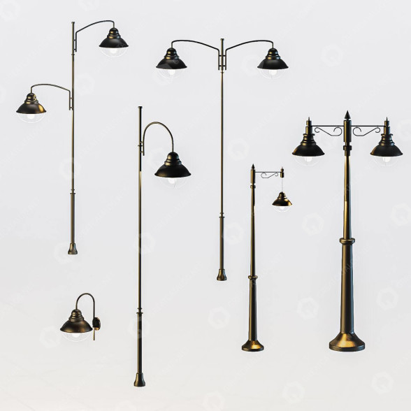 Street Lamps 6 Model 3D model