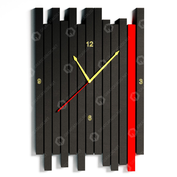 Годинник Black 3D модель