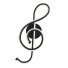 Wandleuchte Warmly Led Music Note - Sabirjanov