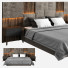 Bett und Nachttischchen With Headboard 003 - 3dartistaskari1370