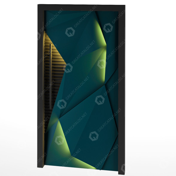 Puerta de entrada Conjunto 05 Modelo 3D