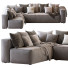 Sofa Article Brown Right Arm Corner Sectional - Paramatma