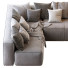 Sofa Article Brown Right Arm Corner Sectional - Paramatma