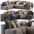 Sofa Article Brown Right Arm Corner Sectional - Paramatma
