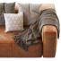 Sofa Article Mello Taos Brown Right Arm Corner Sectional - Paramatma