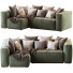 Sofa Article Brown Right Arm Corner Sectional - Paramatma