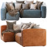 Sofa Article Mello Taos Brown Right Arm Corner Sectional - Paramatma